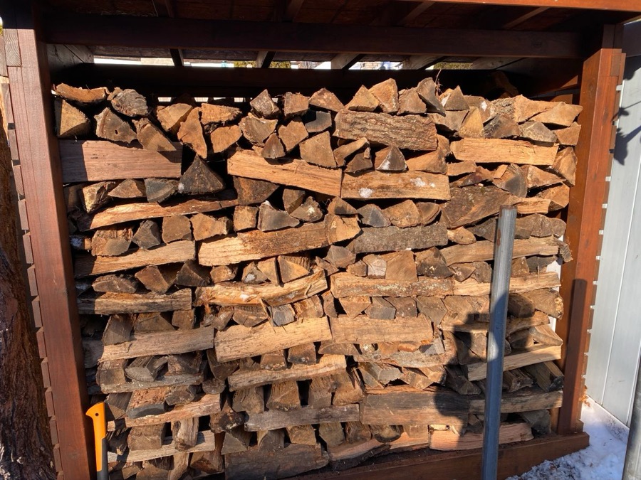 Full cord of oak firewood