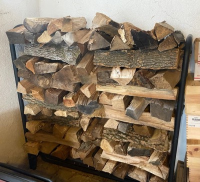 Quarter of full cord mixed hardwood