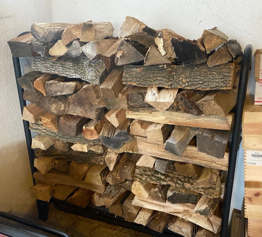 Quarter of full cord mixed hardwood
